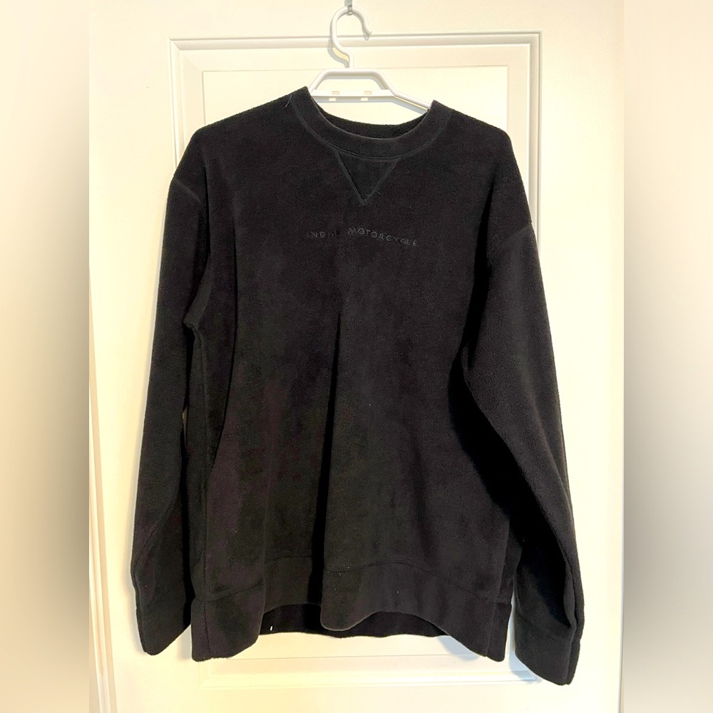 INDIAN MOTORCYCLE vintage fleece sweatshirt Size M Made in Canada EUC